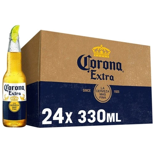 CERVEZA CORONA PORRON PACK X 24 330ML