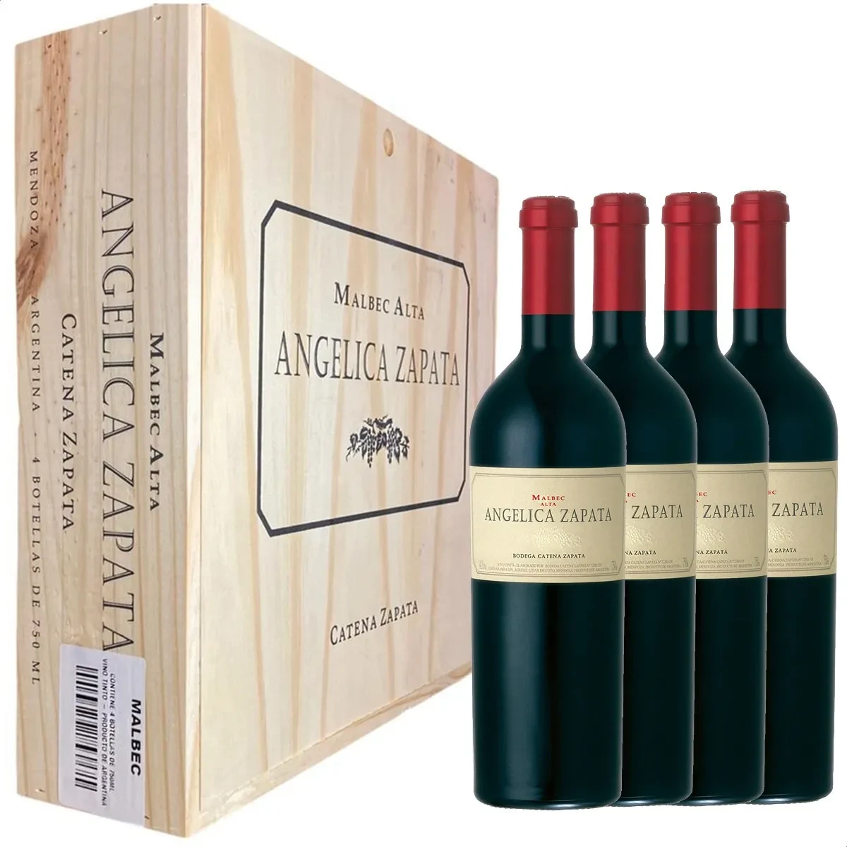 ANGELICA ZAPATA MALBEC CAJA MADERA