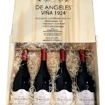 DE ANGELES GRIAL 4 SUELOS ESTUCHE MADERA X4