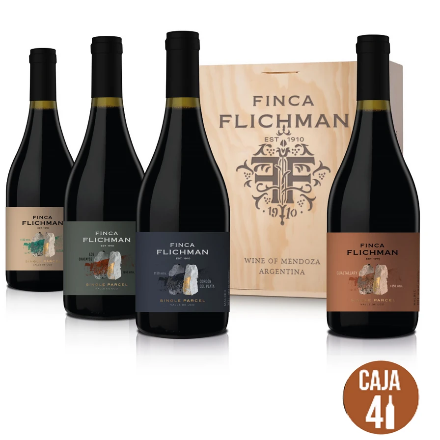 FINCA FLICHMAN DEDICADO MIX ESTUCHE MADERA