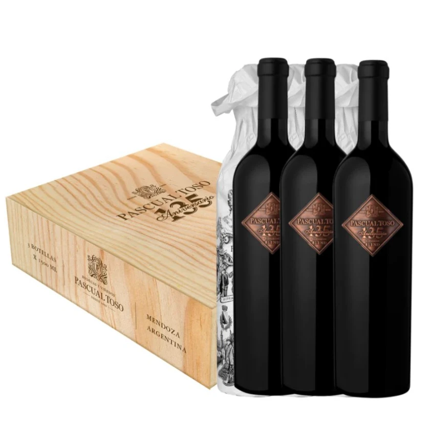 PASCUAL TOSO 135 ANIVERSARIO ESTUCHE MADERA X3