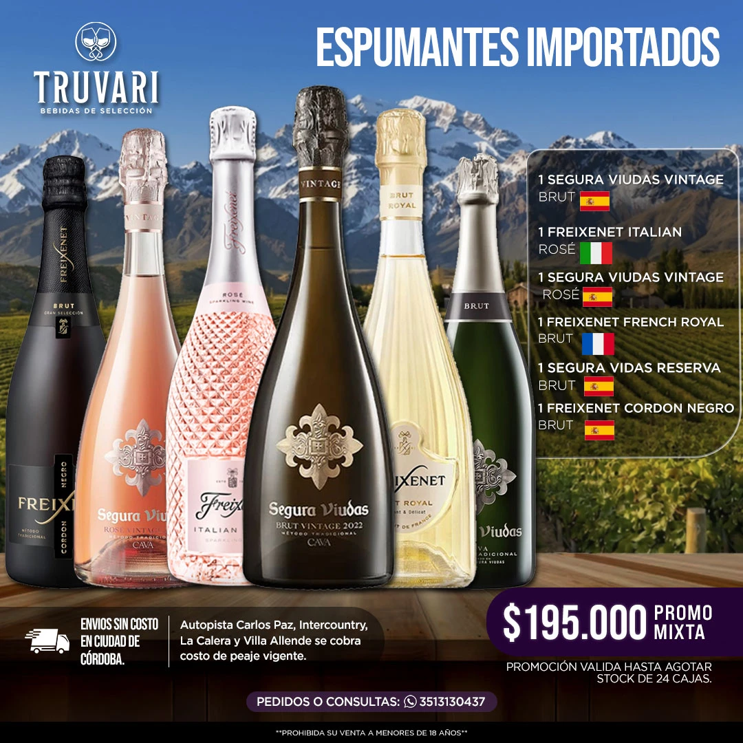 COMBO ESPUMANTES IMPORTADOS